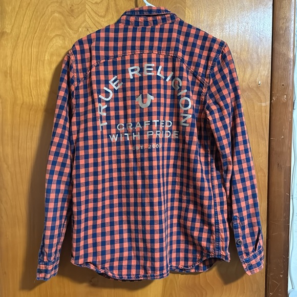 Kids XL true religion button up - Picture 4 of 4
